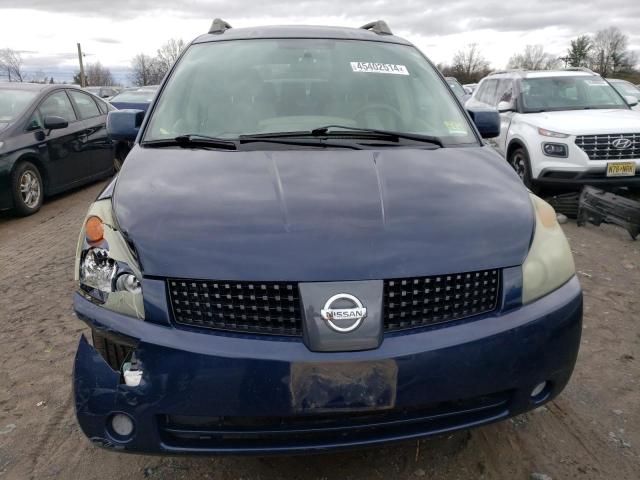 5N1BV28U05N130959 - 2005 NISSAN QUEST S BLUE photo 5