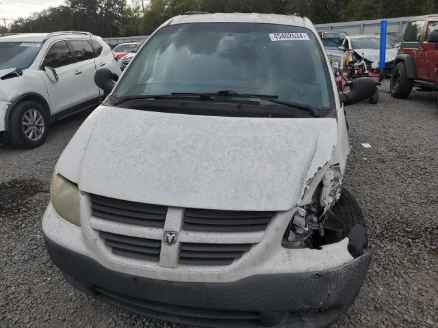 1D4GP25R85B310716 - 2005 DODGE CARAVAN SE WHITE photo 5