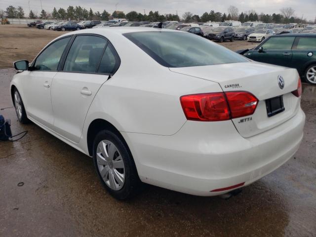 3VWD07AJ4EM370063 - 2014 VOLKSWAGEN JETTA SE WHITE photo 2