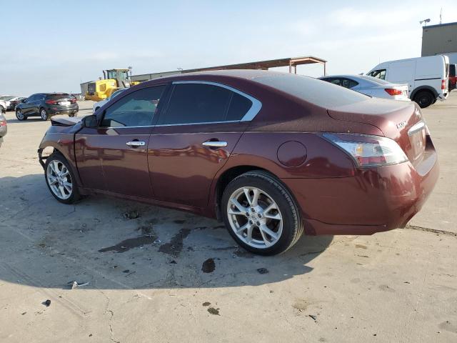 1N4AA5AP6DC844533 - 2013 NISSAN MAXIMA S BURGUNDY photo 2