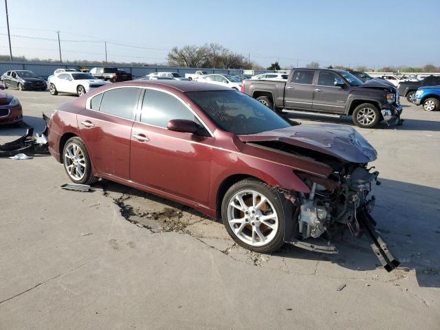 1N4AA5AP6DC844533 - 2013 NISSAN MAXIMA S BURGUNDY photo 4