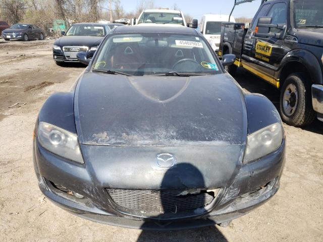 JM1FE173080215424 - 2008 MAZDA RX8 GRAY photo 5