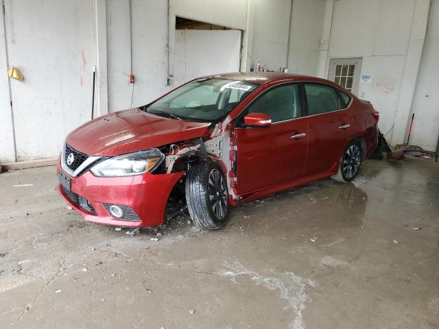 3N1AB7AP2KY321231 - 2019 NISSAN SENTRA S RED photo 1