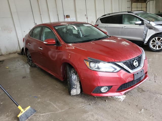 3N1AB7AP2KY321231 - 2019 NISSAN SENTRA S RED photo 4