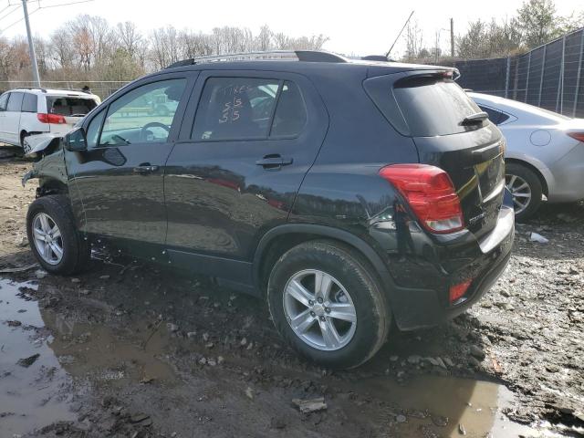 KL7CJPSM6NB567728 - 2022 CHEVROLET TRAX 1LT BLACK photo 2