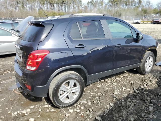 KL7CJPSM6NB567728 - 2022 CHEVROLET TRAX 1LT BLACK photo 3