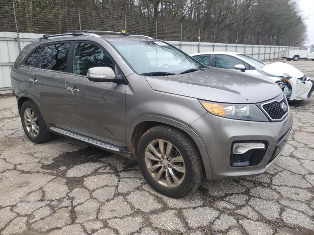 5XYKW4A23CG291025 - 2012 KIA SORENTO SX GRAY photo 4