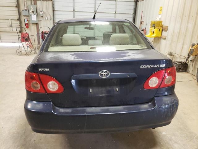 1NXBR30E56Z693253 - 2006 TOYOTA COROLLA CE BLUE photo 6