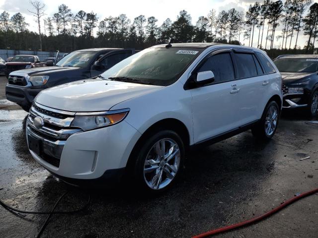 2FMDK4JC4EBA40918 - 2014 FORD EDGE SEL WHITE photo 1