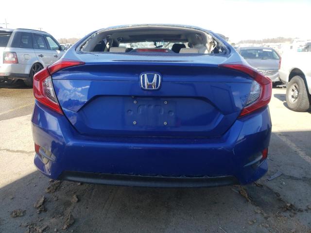 2HGFC2F78GH560325 - 2016 HONDA CIVIC EX BLUE photo 6