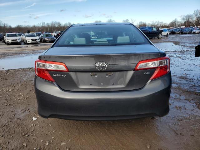 4T4BF1FK7CR220157 - 2012 TOYOTA CAMRY BASE GRAY photo 6