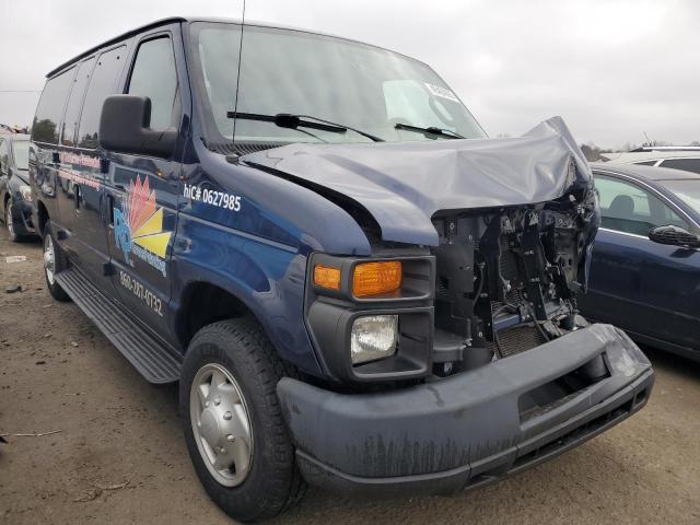 1FMNE11W58DA88334 - 2008 FORD ECONOLINE E150 WAGON BLUE photo 4