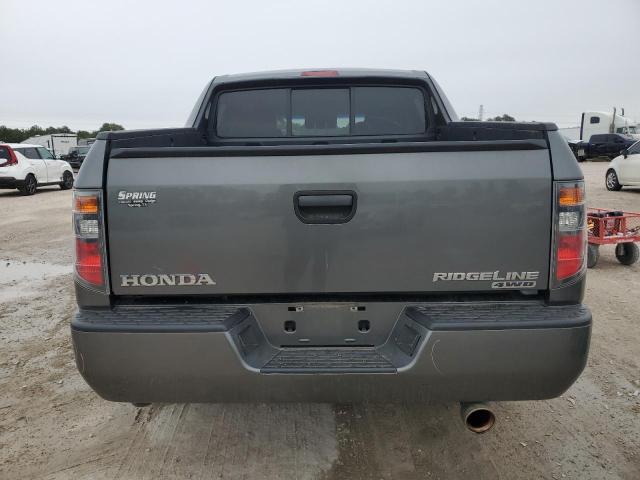 2HJYK16208H511710 - 2008 HONDA RIDGELINE RT GRAY photo 6