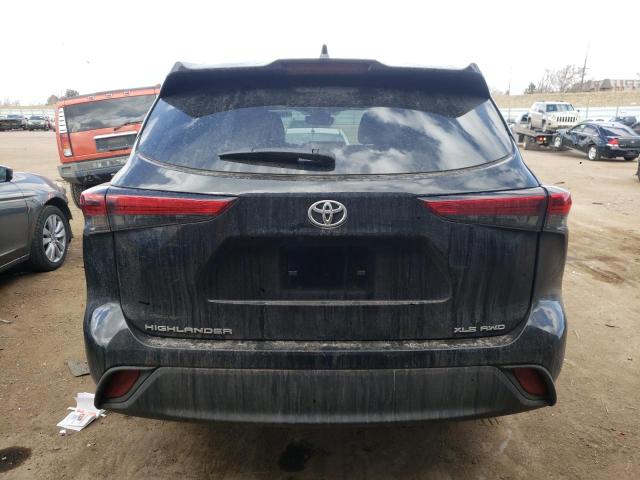 5TDKDRBH9PS008898 - 2023 TOYOTA HIGHLANDER L BLACK photo 6