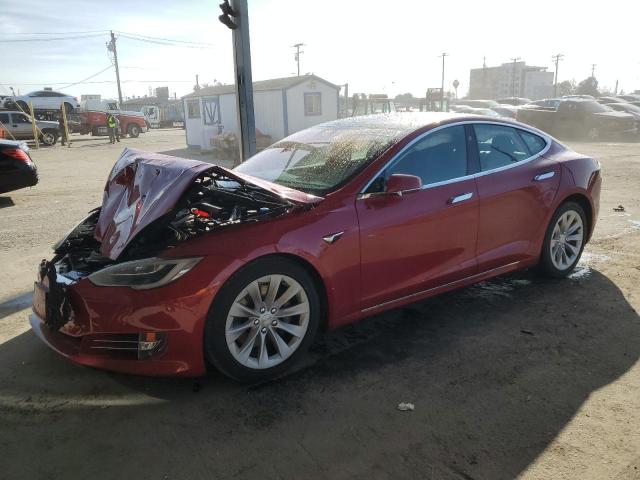 5YJSA1E24HF226397 - 2017 TESLA MODEL S RED photo 1
