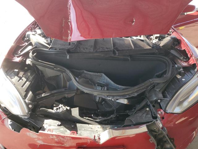 5YJSA1E24HF226397 - 2017 TESLA MODEL S RED photo 12