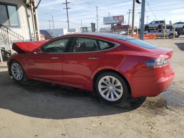 5YJSA1E24HF226397 - 2017 TESLA MODEL S RED photo 2