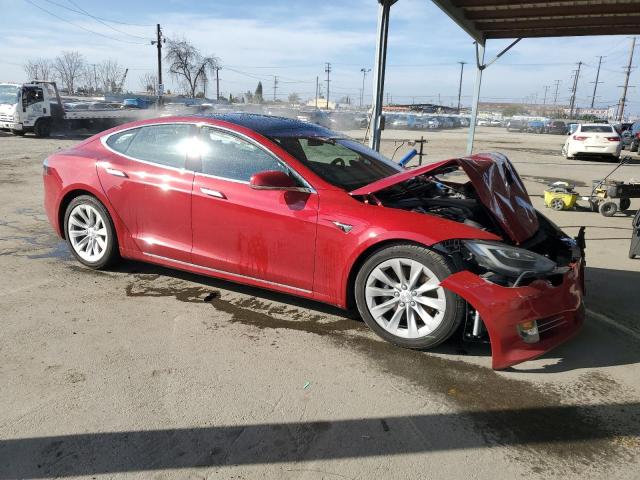 5YJSA1E24HF226397 - 2017 TESLA MODEL S RED photo 4