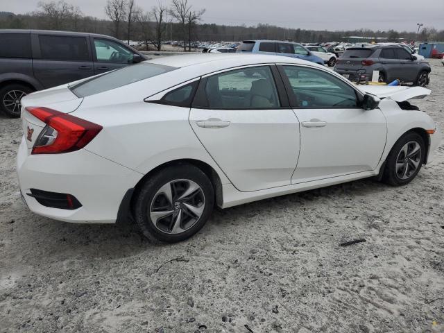 19XFC2F62LE003678 - 2020 HONDA CIVIC LX WHITE photo 3