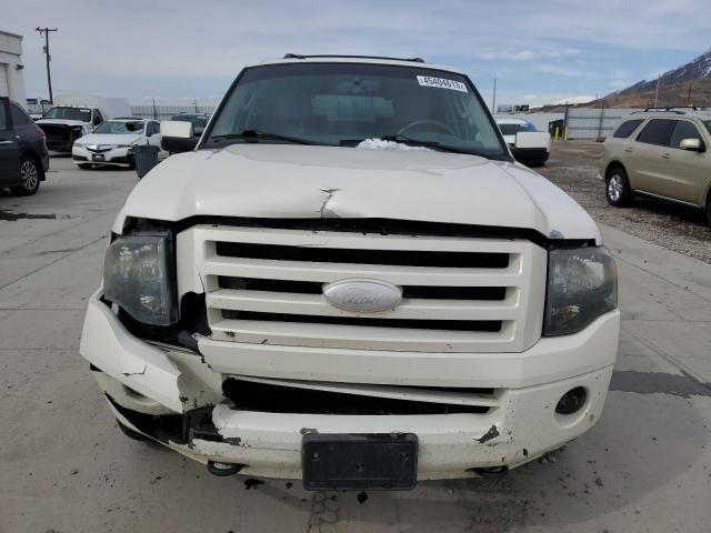 1FMFK20527LA21190 - 2007 FORD EXPEDITION EL LIMITED WHITE photo 5