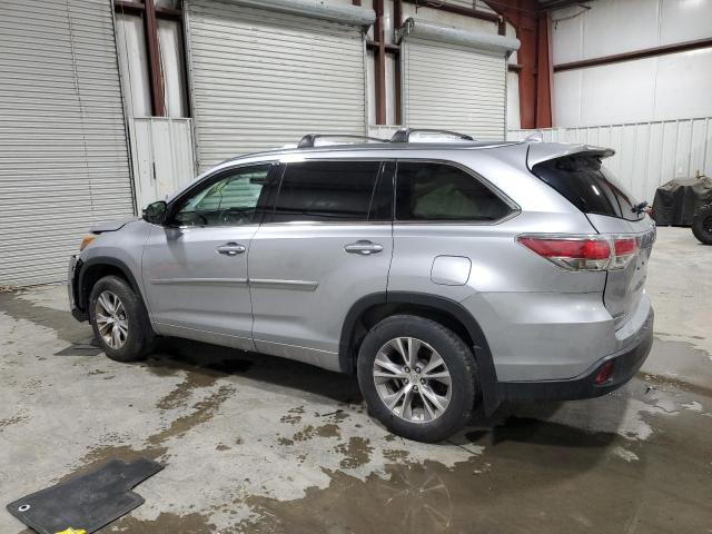 5TDJKRFH9FS099360 - 2015 TOYOTA HIGHLANDER XLE SILVER photo 2