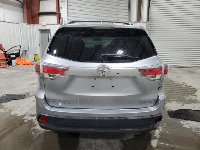 5TDJKRFH9FS099360 - 2015 TOYOTA HIGHLANDER XLE SILVER photo 6