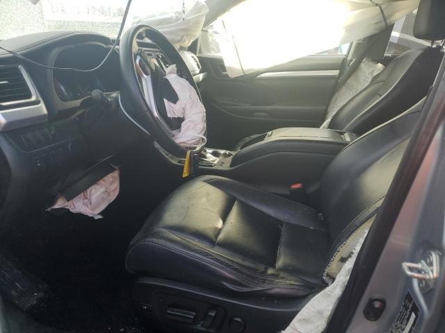 5TDJKRFH9FS099360 - 2015 TOYOTA HIGHLANDER XLE SILVER photo 7