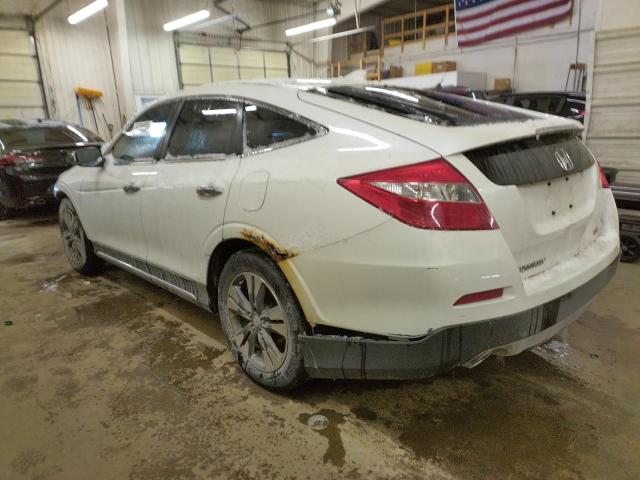 5J6TF1H36DL003208 - 2013 HONDA CROSSTOUR EX WHITE photo 2