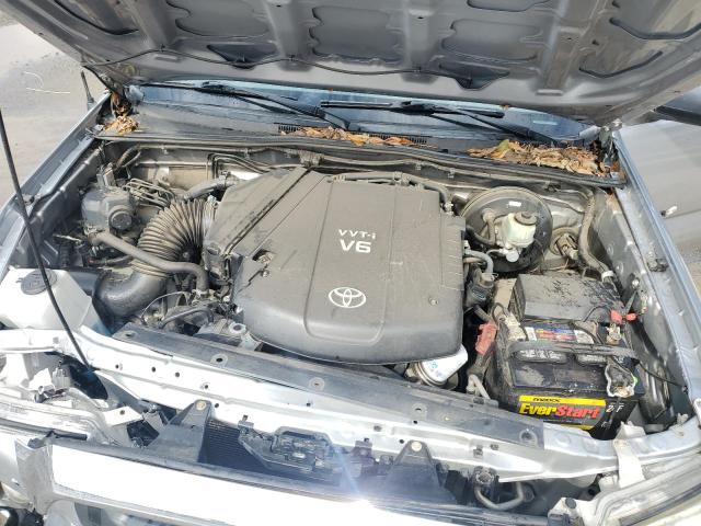 5TFJU4GN0FX066517 - 2015 TOYOTA TACOMA DOUBLE CAB PRERUNNER SILVER photo 11