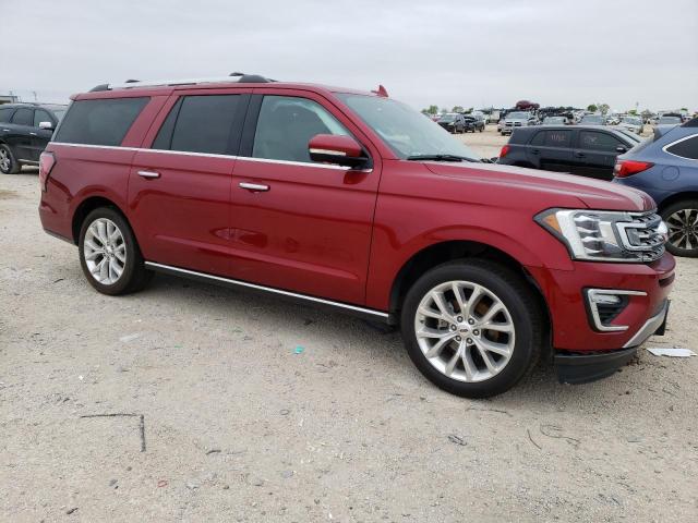 1FMJK1KT3JEA36907 - 2018 FORD EXPEDITION MAX LIMITED MAROON photo 4