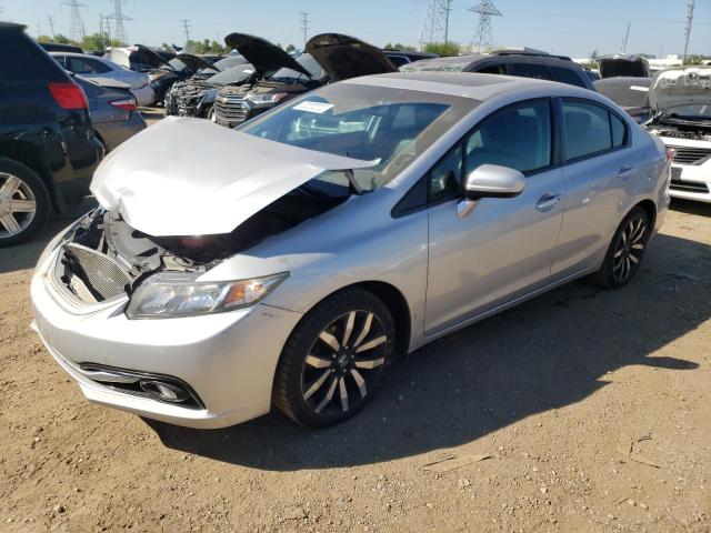 2HGFB2F94FH508502 - 2015 HONDA CIVIC EXL 银色 照片 1