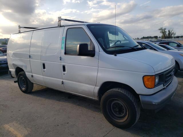 1FTNE14L37DA89633 - 2007 FORD ECONOLINE E150 VAN WHITE photo 4