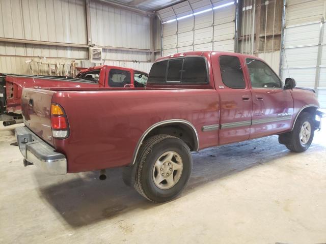 5TBRT3413YS058723 - 2000 TOYOTA TUNDRA ACCESS CAB წითელი ფოტო 3