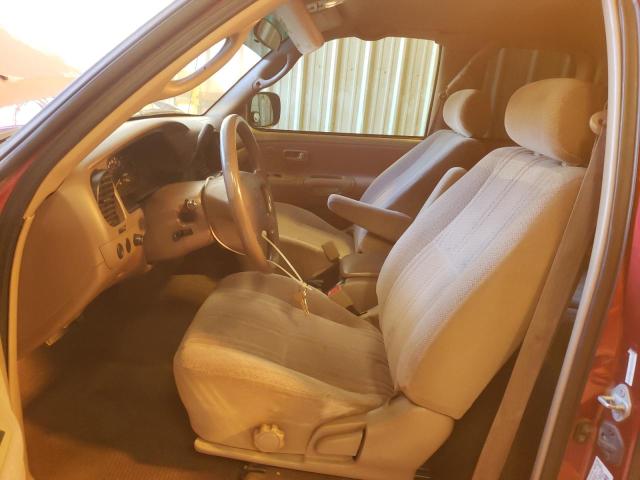 5TBRT3413YS058723 - 2000 TOYOTA TUNDRA ACCESS CAB წითელი ფოტო 7