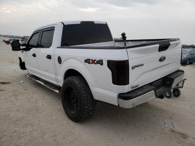 1FTEW1EF9HKC11589 - 2017 FORD F150 SUPERCREW WHITE photo 2