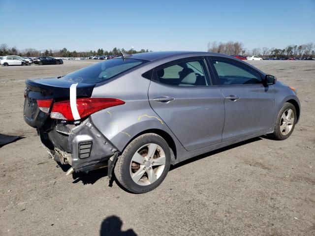 KMHDH4AE4DU748532 - 2013 HYUNDAI ELANTRA GLS SILVER photo 3