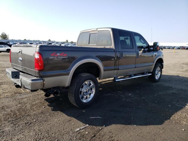 1FTWW31R48EC74341 - 2008 FORD F350 SRW SUPER DUTY BLACK photo 3