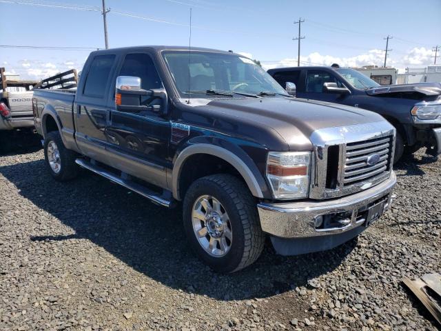 1FTWW31R48EC74341 - 2008 FORD F350 SRW SUPER DUTY BLACK photo 4