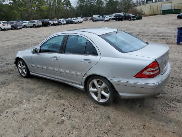 WDBRF52H46E022650 - 2006 MERCEDES-BENZ C 230 SILVER photo 2