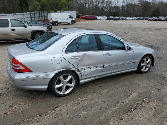 WDBRF52H46E022650 - 2006 MERCEDES-BENZ C 230 SILVER photo 3