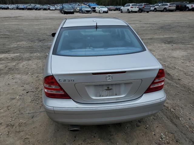 WDBRF52H46E022650 - 2006 MERCEDES-BENZ C 230 SILVER photo 6