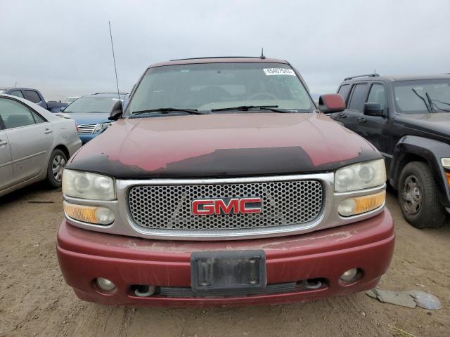 1GKFK66U52J331899 - 2002 GMC DENALI XL K1500 BURGUNDY photo 5