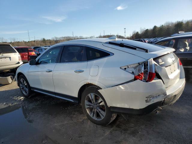 5J6TF2H55DL005832 - 2013 HONDA CROSSTOUR EXL WHITE photo 2