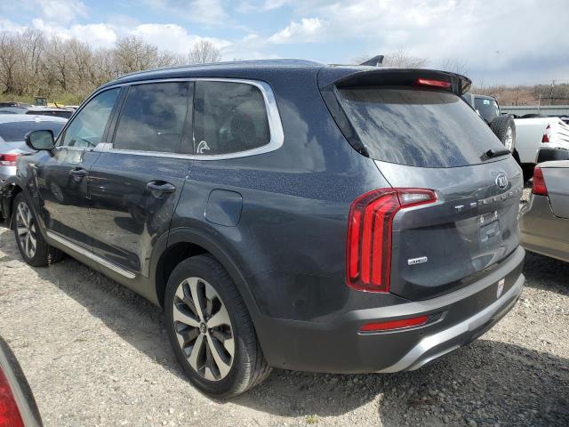 5XYP3DHC8MG139742 - 2021 KIA TELLURIDE EX BLACK photo 2