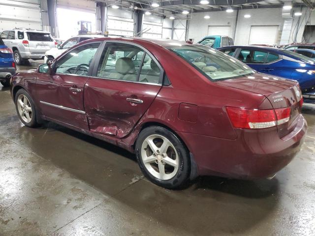 5NPEU46FX8H354510 - 2008 HYUNDAI SONATA SE MAROON photo 2