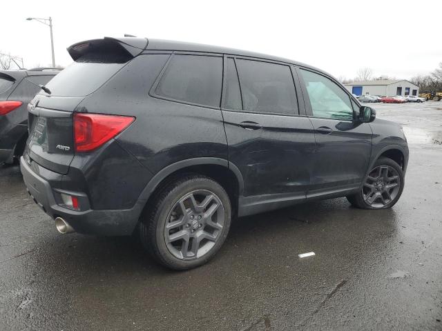 5FNYF8H55PB003049 - 2023 HONDA PASSPORT EXL Siyah fotoğraf 3