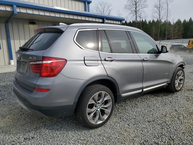 5UXWX7C54G0R18459 - 2016 BMW X3 XDRIVE35I GRAY photo 3