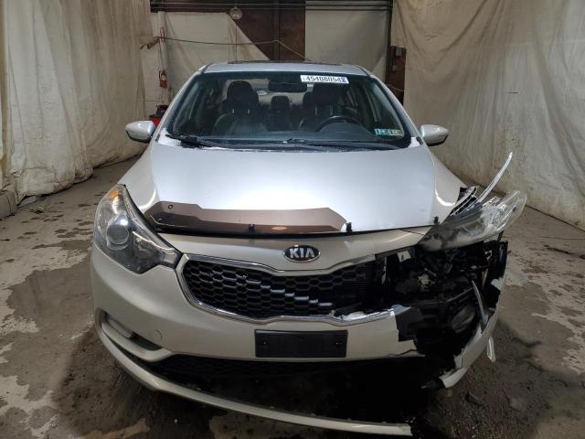 KNAFZ4A80E5152959 - 2014 KIA FORTE EX SILVER photo 5