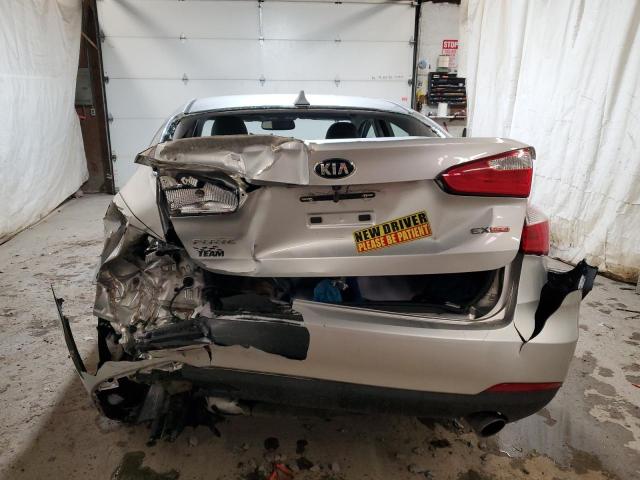 KNAFZ4A80E5152959 - 2014 KIA FORTE EX SILVER photo 6