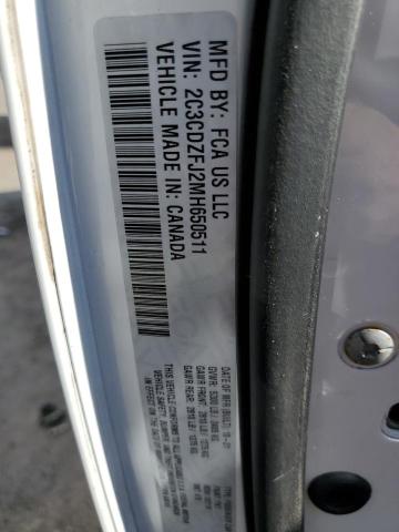 2C3CDZFJ2MH650511 - 2021 DODGE CHALLENGER R/T SCAT PACK WHITE photo 13